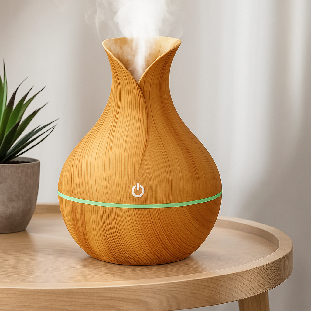 COEUS Room Air Purifier | Humidifier With LED Night Light | Air Freshner | Diffuser KALASH (200 ml)