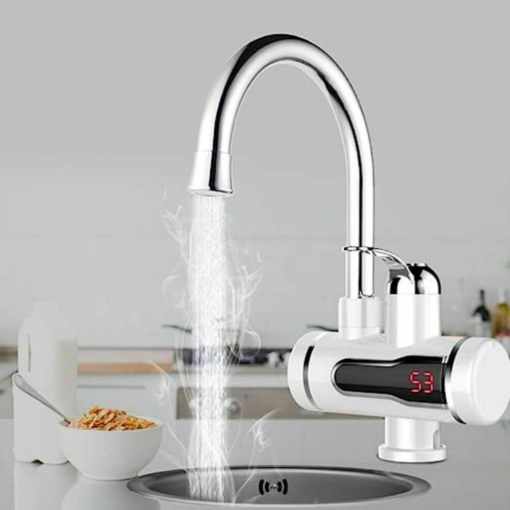 COEUS Hot Water Tap, Shock Proof, High Water Pressure Required, Instant Water Geyser, 3000W